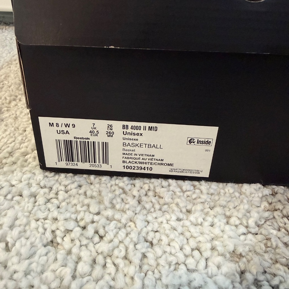 Reebok Anuel AA x BB4000 2 Mid | Sport Love Pack | Men’s 8 | NIB - Picture 7 of 7